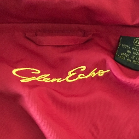 Glen Echo XL Short Sleeve Red Golf Jacket - Picture 13 of 15